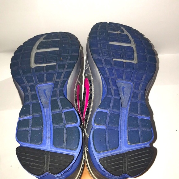 7.5 Womens Nike Reax Run Running Shoes Shocks Silver Black Pink Athletic Sneaker - Picture 3 of 5